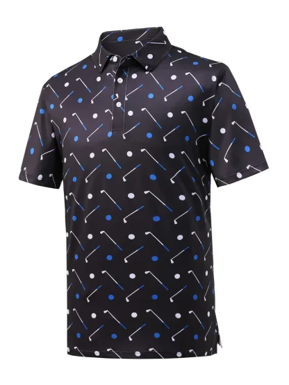 Off-Center Swing Quick-Dry Golf Polo - Image 3