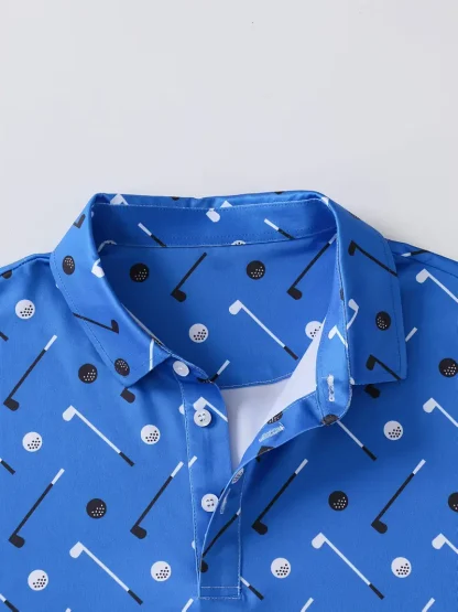 Off-Center Swing Quick-Dry Golf Polo - Image 6