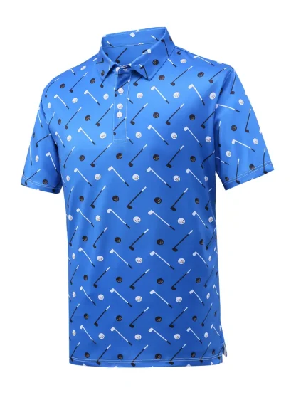 Off-Center Swing Quick-Dry Golf Polo - Image 5